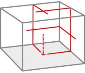 Nivel láser de líneas y puntos de hasta 80 m Qubo Basic